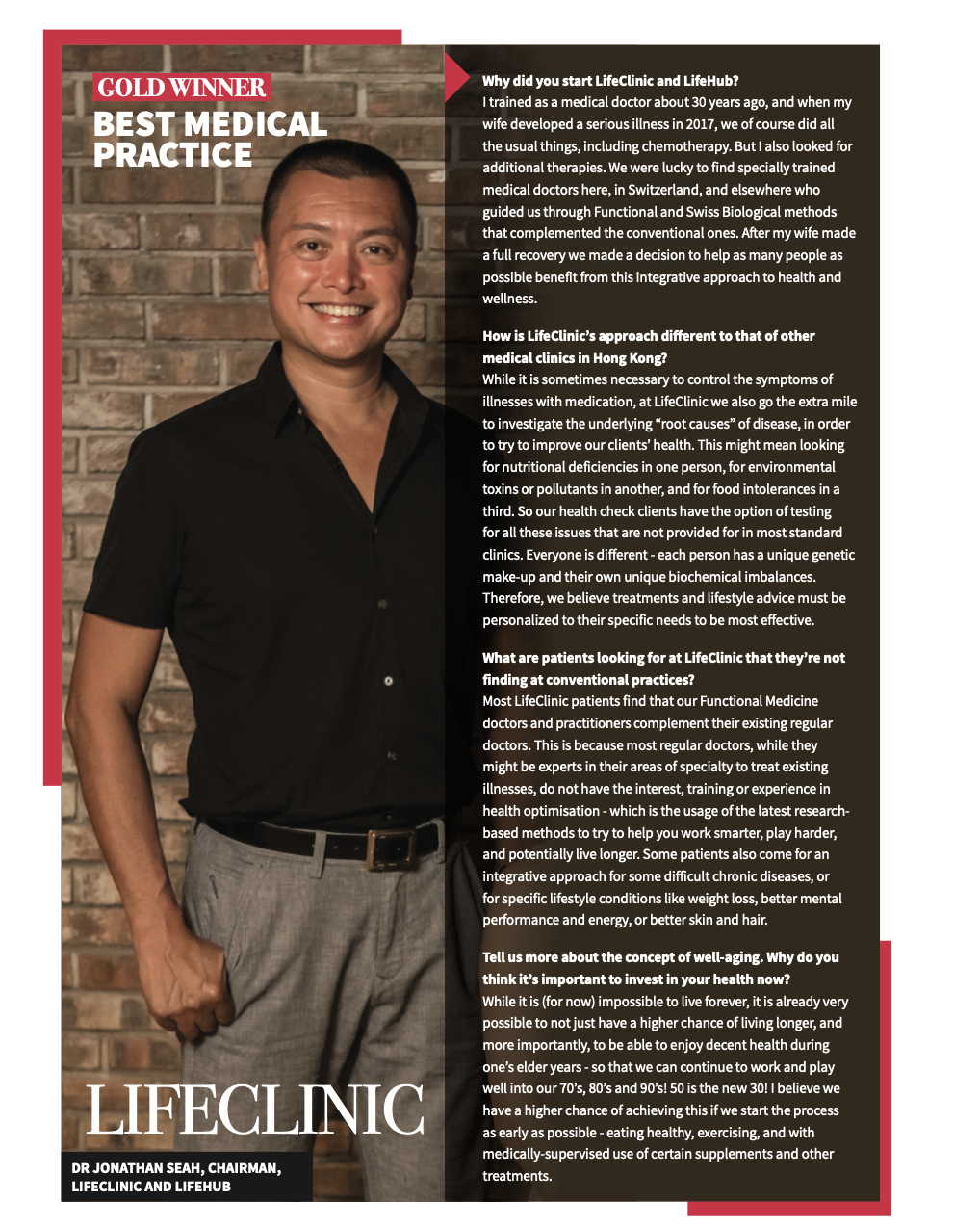 LifeCLinic LIV Magazine